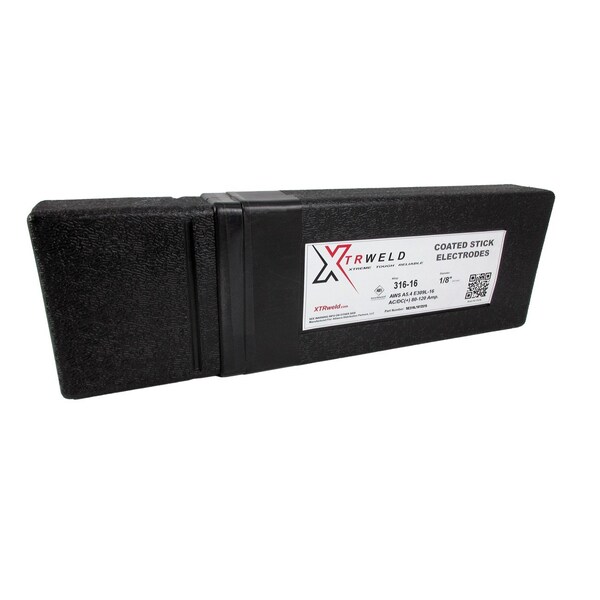 Xtrweld SE316L1612510 316L-16 Coated Electrode Welding Wire 1/8 , 10Lb. Box priced per pound SE316L16125-10 - main